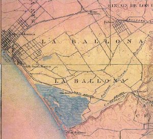 1902 Map of La Ballona and Port Ballona