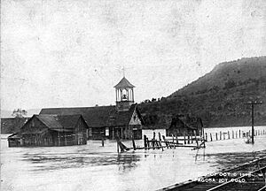 1911 flood, Pagosa Junction, Pagosa Springs, Colorado