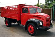 1952 Dodge Kew "Parrot Nose" truck in red