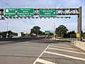 2022-09-03 08 10 23 View south along U.S. Route 1 (Martin Luther King, Junior Expressway) at the exit for Pennsylvania Avenue NORTH (Morrisville) in Morrisville, Bucks County, Pennsylvania