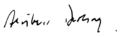Alistair Darling signature