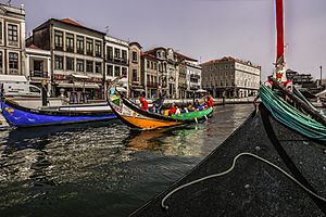 Aveiro, known as the Venice of Portugal