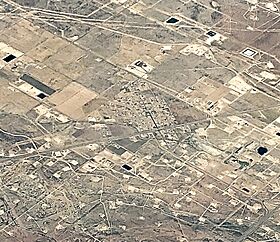 Aerial view of Barstow