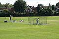 Batting practice at Maghull Cricket Club - geograph.org.uk - 491923