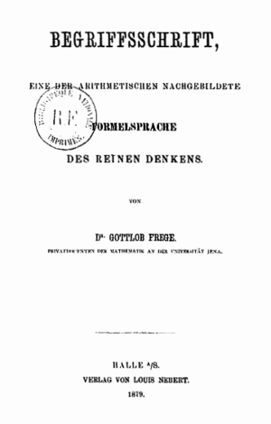 Begriffsschrift Titel