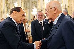 Berlusconi Napolitano