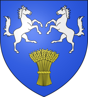 Blason ville fr Yvré-le-Pôlin (Sarthe)