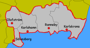 Blekinge Municipalities