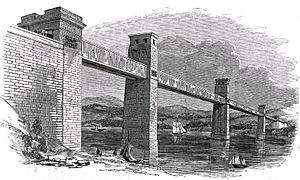 Britannia Bridge - circa 1852