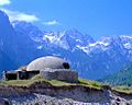 Bunker in Albanian Alps