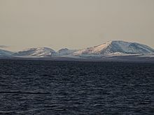 The Kotzebue Sound as seen from Cape Krusenstern National Monument.