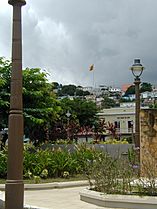 Central plaza in Yauco, Puerto Rico