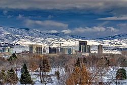 City of Boise Idaho Winter