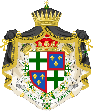 Coat of arms of Francisco de Paula of Bourbon and Escasany