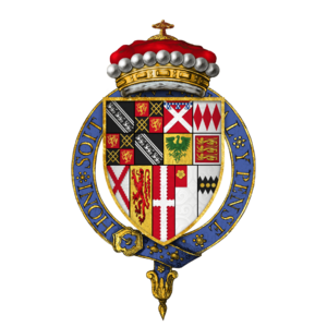 Coat of arms of Sir Anthony Browne, 1st Viscount Montagu, KG