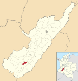 Location of the municipality and town of Elias in the Huila Department of Colombia.