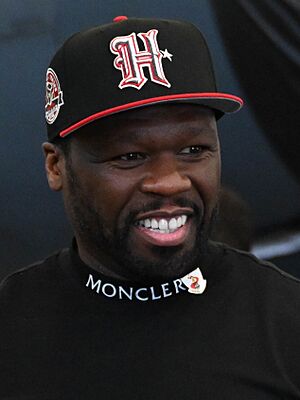 Curtis "50 Cent" Jackson visits Barksdale AFB (5) (cropped).jpg