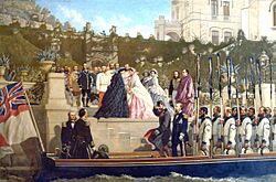 Dell'Acqua Arrival of Empress Elisabeth in Miramare