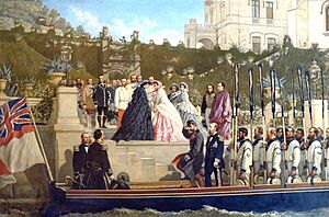 Dell'Acqua Arrival of Empress Elisabeth in Miramare