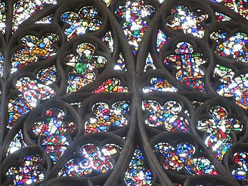 Detail of Bishop's Eye Rose Window