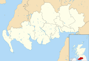 Dumfries and Galloway UK ward map 2017 (blank)