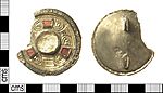Early-Medieval (Anglo-Saxon) Kentish Keystone Brooch. Treasure case no. 2010 T524 (FindID 406067)