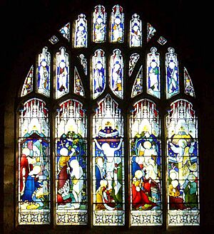 East window, Bradfield church
