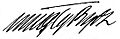 Edward Śmigły-Rydz Signature
