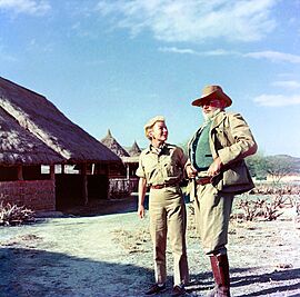 Ernest and Mary Hemingway on safari, 1953-54