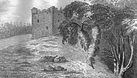 Fairlie Castle, Clyde, 1840s.