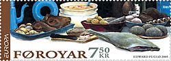 Faroe stamp 520 gastronomy