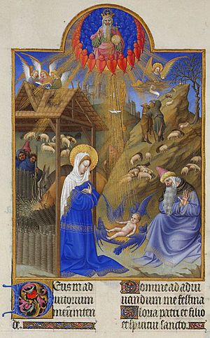 Folio 44v - The Nativity