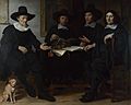 Four officers of the Amsterdam Coopers and wine-rackers Guild