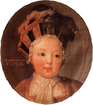 Franz Stephan von Lothringen als Kind