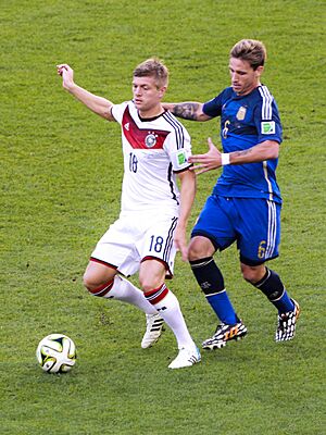 Germany and Argentina face off in the final of the World Cup 2014 -2014-07-13 (20) (cropped)