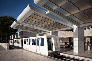 Getty Center Tram Station Los Angeles