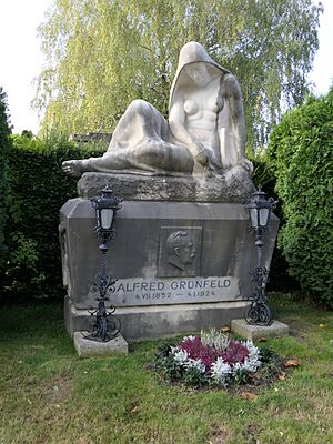Grab von Alfred Grünfeld auf dem Wiener Zentralfriedhof