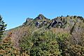 Grandfather Mountain peaks from Half Moon Overlook, Oct 2016