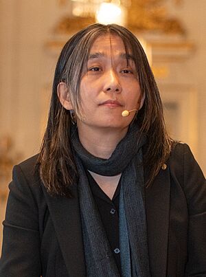 Han in 2024 during Nobel Week