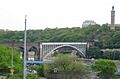 Hi Bridge & tower from Wash Br ramp in Bronx jeh