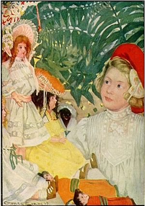 Illustration of 1908 by Grace Evans