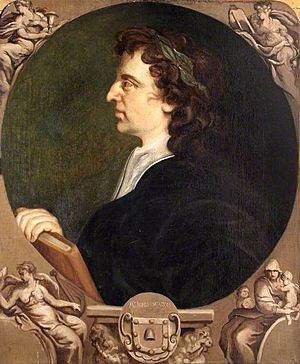 John Milton portrait painting