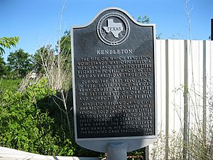 Kendleton TX Historic Marker