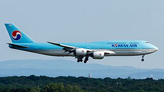 Korean Air Lines Boeing 747-8 (HL7633) at Frankfurt Airport