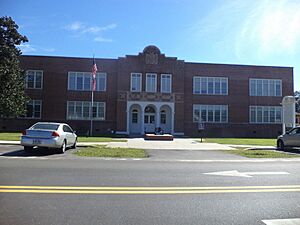 Lee County High School front, Leesburg