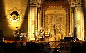 Maia Morgenstern la Sinagoga din Cetate (Timișoara)