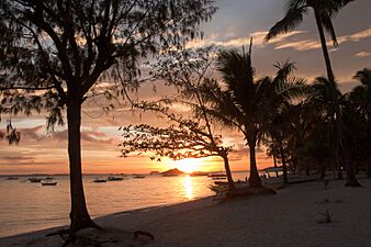Malapascua Island, Sunset on the beach, Philippines