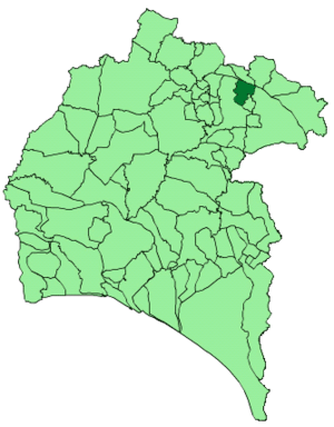 Map of Corteconcepción (Huelva)