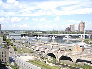 Mississippi River from the Guthrie Theater