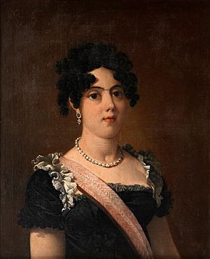 Nicolas Antoine Taunay - Retrato da Infanta D. Maria Teresa de Bragança